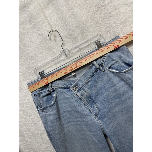 Abercrombie & Fitch “The Dad” High-Rise Straight Leg Jeans. Curve Love 33/16S - Picture 3 of 7
